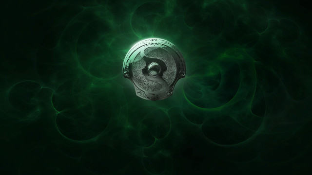Green black circular symbolism ambientocclusion free wallpaper for desktop - medium preview image