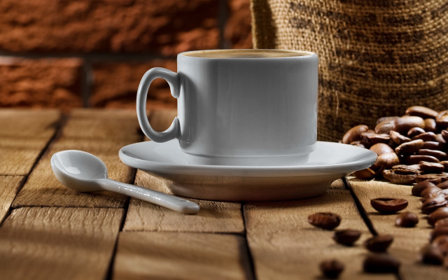 Coffee spoon burlocks beans 3d free wallpaper for desktop - medium preview image