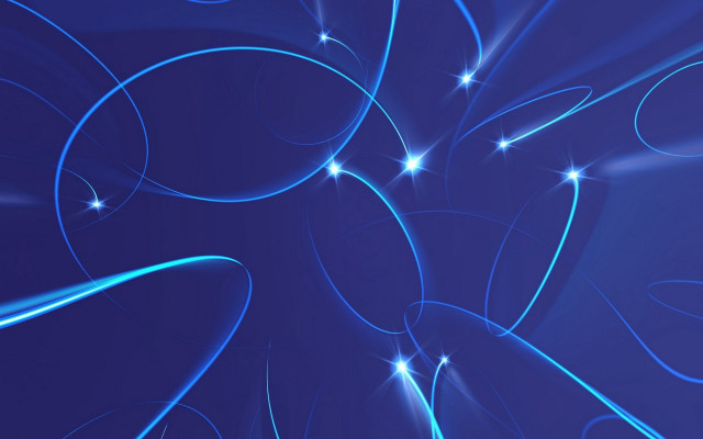 Blue stars abstract hologram diffraction free wallpaper for desktop - medium preview image