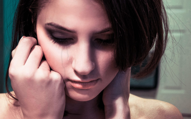 Woman sad feminist art araceli free wallpaper for desktop - medium preview image