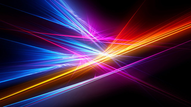 Colorful abstract background lines neon free wallpaper for desktop - medium preview image