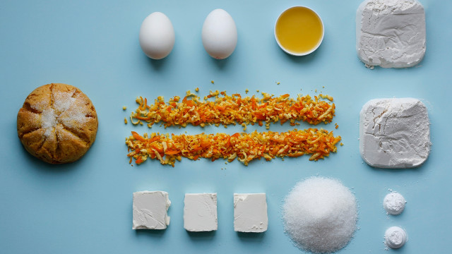 Blue table cake ingredients still free wallpaper for desktop - medium preview image