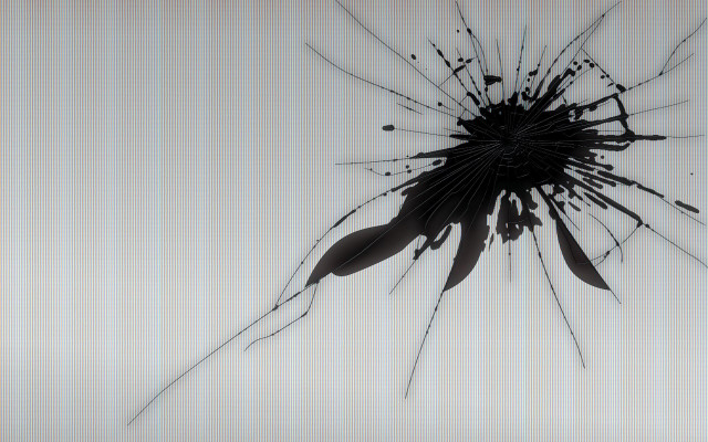 Shattered glass bw design glitch free wallpaper for desktop - medium preview image