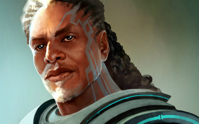 Man dreadlocks white shirt serious free wallpaper for desktop - medium preview image