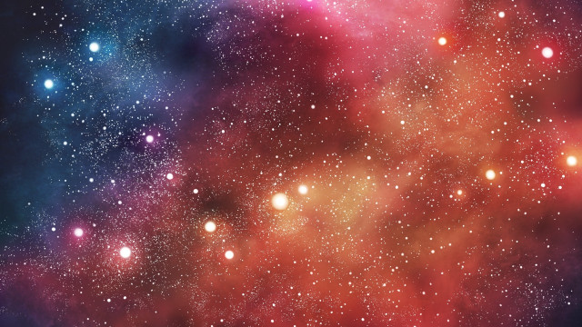 Colorful space stars dust red #2 free wallpaper for desktop - medium preview image