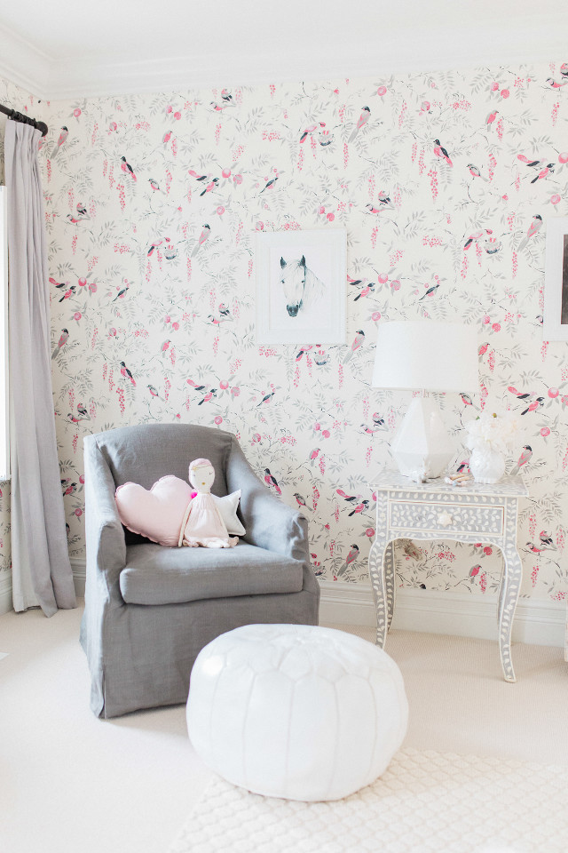 Living room bird wallpaper ottoman free wallpaper for mobile - medium preview image