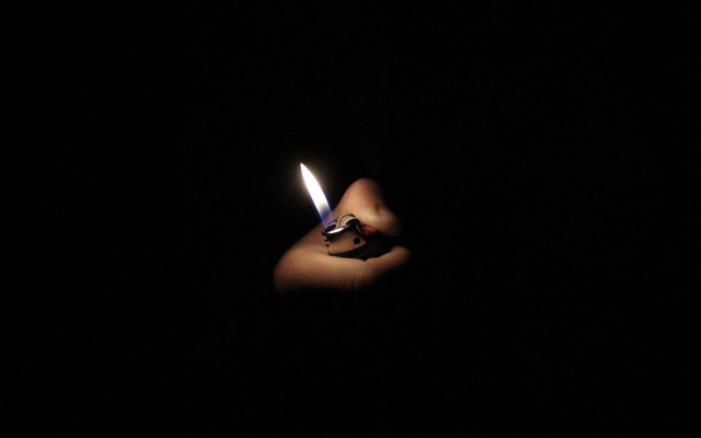 Person lighter dark Évariste Luminais free wallpaper for desktop - medium preview image