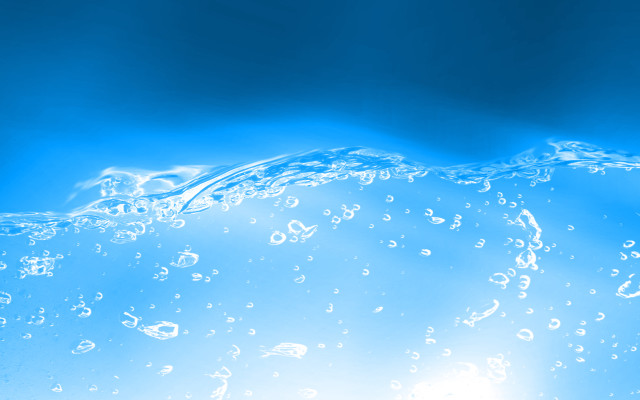 Blue water bubbles sky light free wallpaper for desktop - medium preview image