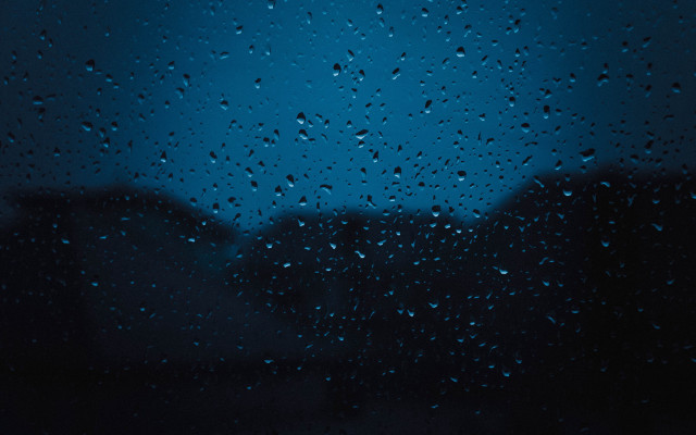Rainy window building blue sky free wallpaper for desktop - medium preview image