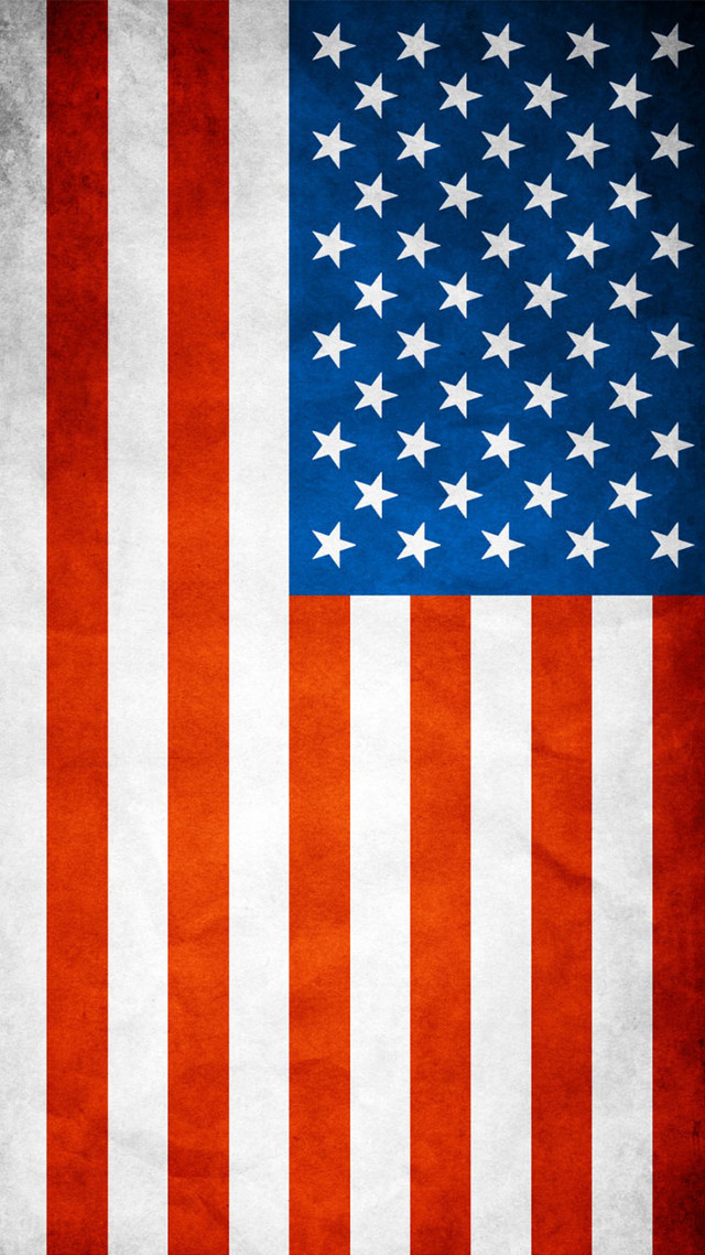 Red white blue american flag free wallpaper for mobile - medium preview image