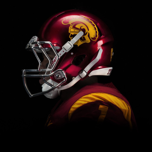 Football helmet yellow red stripe free wallpaper for tablet - medium preview image
