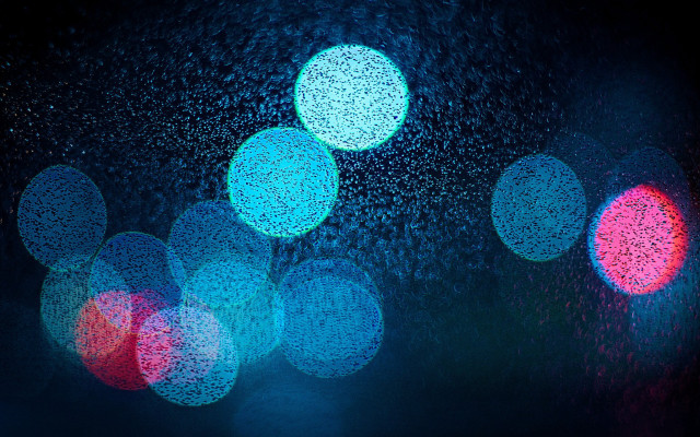 Blurry streetlight bubbles holography macro free wallpaper for desktop - medium preview image