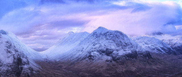 Snowy mountain range cloudy sky #6 free wallpaper for desktop - medium preview image