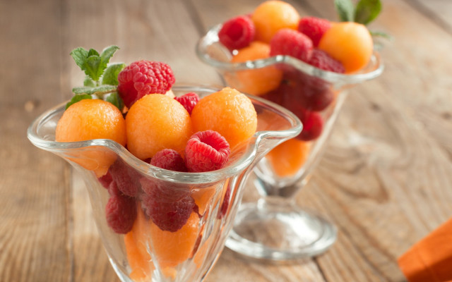 Couple glass vases fruit table free wallpaper for desktop - medium preview image