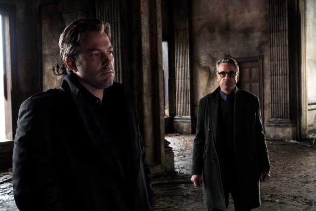 Two men standing room window free wallpaper for desktop - medium preview image