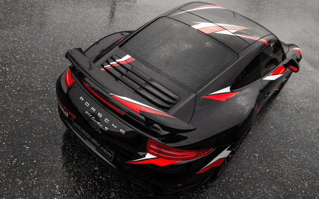Black sports car red white free wallpaper for desktop - medium preview image