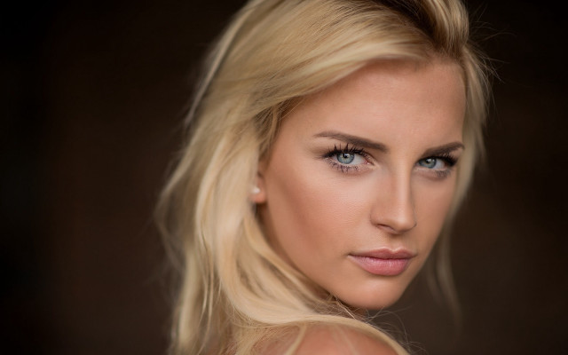 Anna katharina blonde blue eyes #3 free wallpaper for desktop - medium preview image