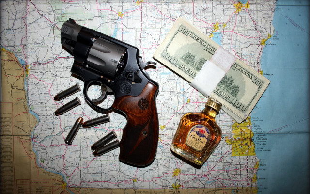 Gun money map usa urban free wallpaper for desktop - medium preview image
