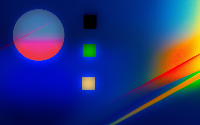 Multicolored sun circle line abstract free wallpaper for desktop - medium preview image