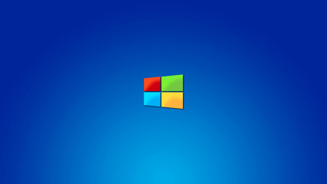 Blue background window red green free wallpaper for desktop - medium preview image