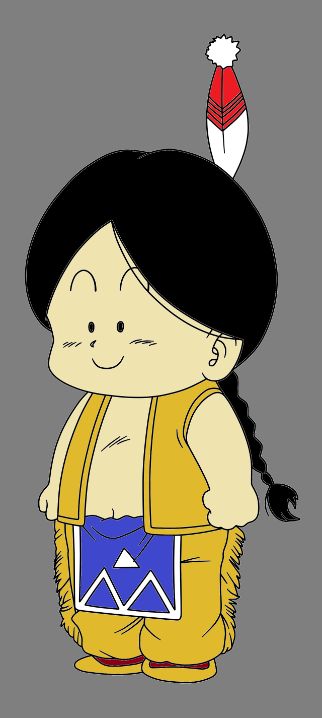 Cartoon character hat blue bag free wallpaper for mobile - medium preview image