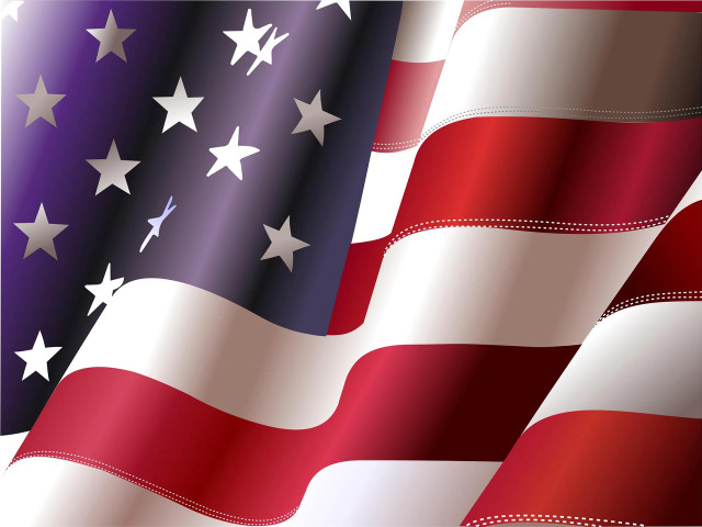 Flag stars ribbon side image free wallpaper for desktop - medium preview image