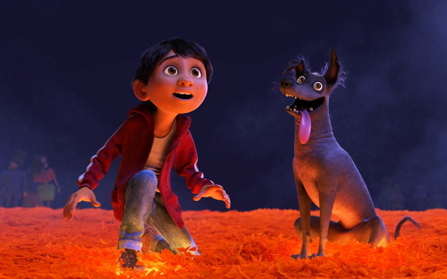 Cocomel tramp cartoon dog fire free wallpaper for desktop - medium preview image