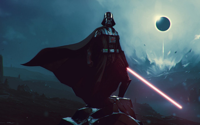 Star wars man horse giant free wallpaper for desktop - medium preview image