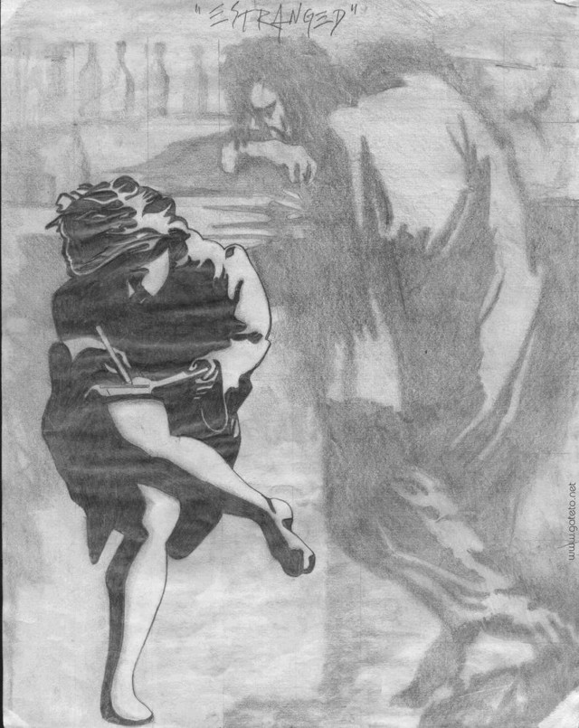 Woman holding mans head arm free wallpaper for mobile - medium preview image