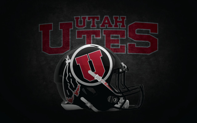 Helmet utah utes black background free wallpaper for desktop - medium preview image