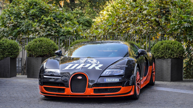 Bugatti fence bush driveway dahlov free wallpaper for desktop - medium preview image