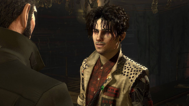 Man suit tie retrofuturism realistic free wallpaper for desktop - medium preview image