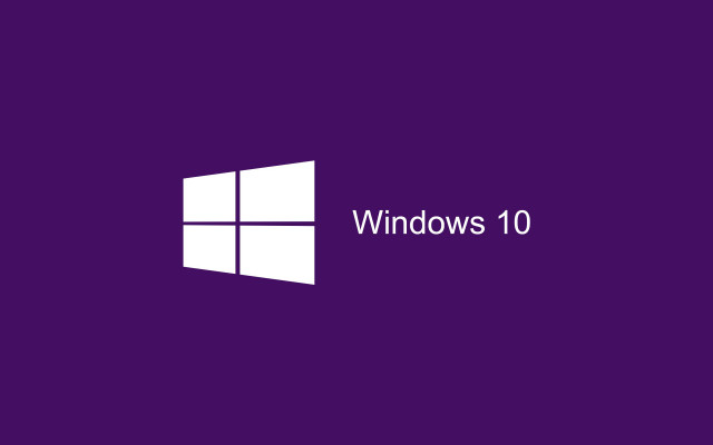 Purple windows10 logo white graphics free wallpaper for desktop - medium preview image