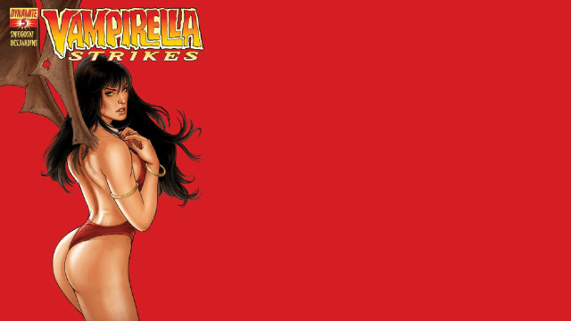 Woman bikini bat red background free wallpaper for desktop - medium preview image