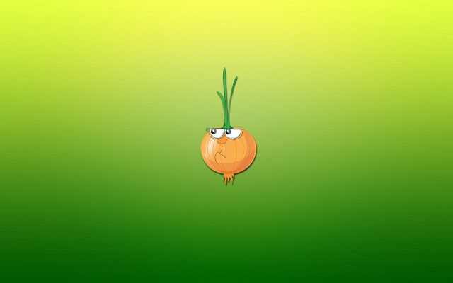 Cartoon onion sad face green free wallpaper for desktop - medium preview image