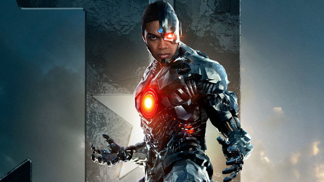 Futuristic man cyborg suit glowing free wallpaper for desktop - medium preview image