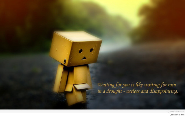 Yellow toy sad face raining free wallpaper for desktop - medium preview image