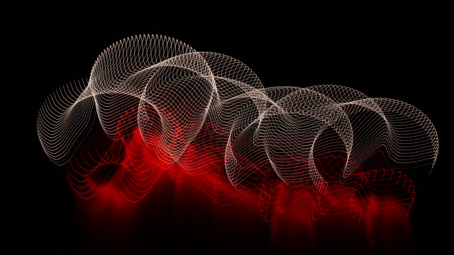 Red white circles black red free wallpaper for desktop - medium preview image