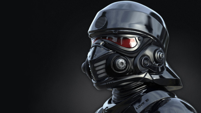 Star wars character black helmet free wallpaper for desktop - medium preview image