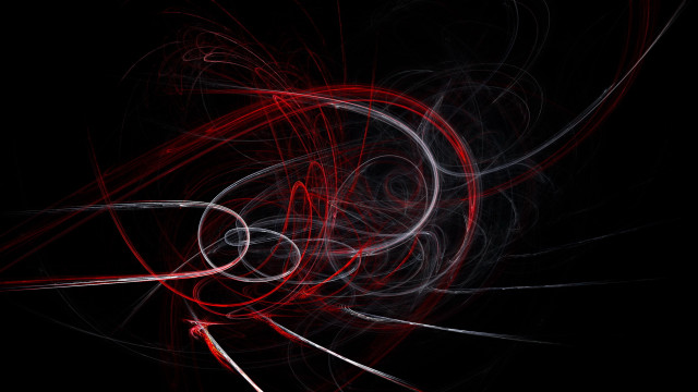 Red white swirl black background free wallpaper for desktop - medium preview image