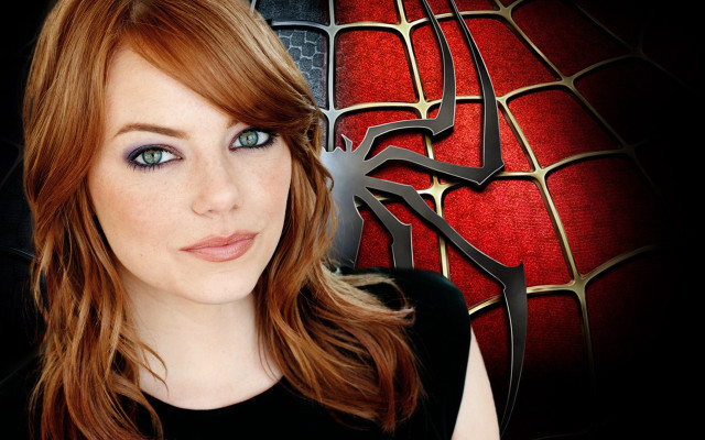 Blue eyes spiderman mask red free wallpaper for desktop - medium preview image