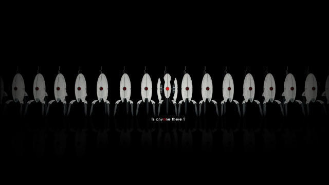White red objects row black free wallpaper for desktop - medium preview image