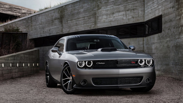 Silver dodge car concrete neoclassicism free wallpaper for desktop - medium preview image