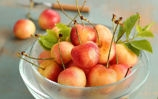 Glass bowl fruit table rococo free wallpaper for desktop - medium preview image