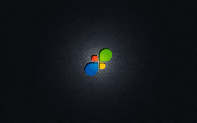 Black colorful logo side dark #2 free wallpaper for desktop - medium preview image