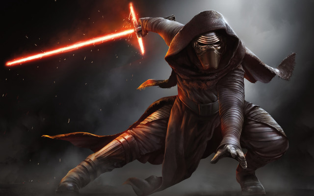 Star wars hero dual lightsabers free wallpaper for desktop - medium preview image