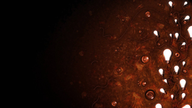 Tree lights abstract microscopic biopunk free wallpaper for desktop - medium preview image