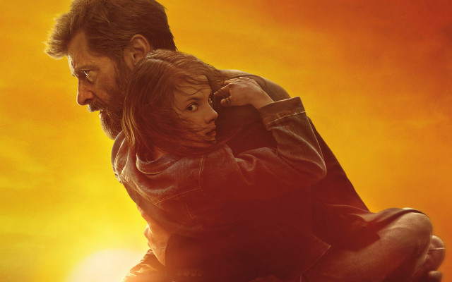 Man girl sunset orange yellow free wallpaper for desktop - medium preview image