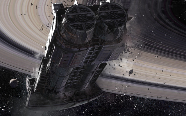 Space station spiral background star free wallpaper for desktop - medium preview image