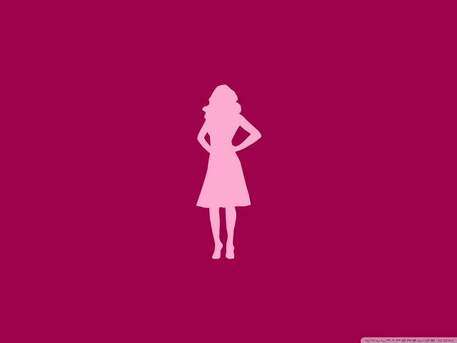 Woman dress hands hips standing free wallpaper for desktop - medium preview image